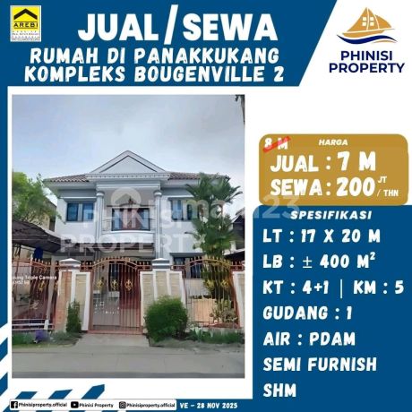 Rumah Mewah Di Kompleks Bougenville 2 Panakkukang