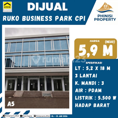 For Sale: Citraland City CPI Business Park Shop House at the Best Price For Sale: Citraland City CPI Business Park Shop House at the Best Price