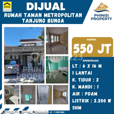 Dijual Rumah di Taman Metropolitan Tanjung Bunga Dijual Rumah di Taman Metropolitan Tanjung Bunga