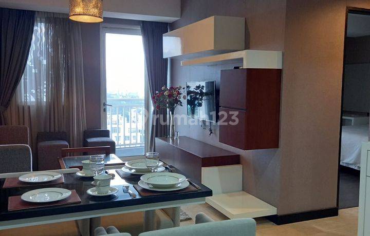 2 BR Furnished Aston Bellevue Radio Dalam