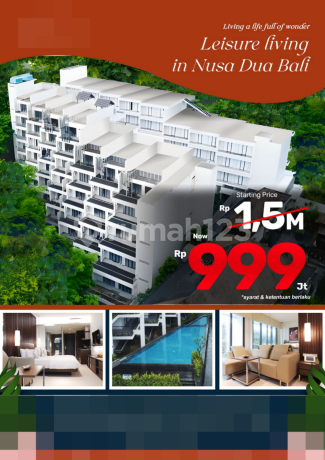 DIJUAL HUNIAN MODERN APARTEMEN DI NUSA DUA BALI
