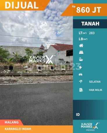 Super Cheap Land for Sale, Ready to Build in Karanglo Indah, Blimbing, Malang