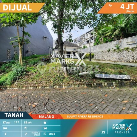 Properti Langka Dijual Tanah Hook di Sulfat Rivera Residence Malang Properti Langka Dijual Tanah Hook di Sulfat Rivera Residence Malang
