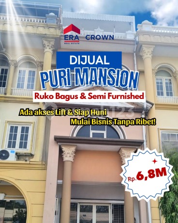 Dijual Ruko 4lt Puri Mansion Jakarta Barat Dijual Ruko 4lt Puri Mansion Jakarta Barat