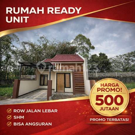 Rumah Ready Unit Malang, Selangkah Gor Ken Arok bisa Angsur