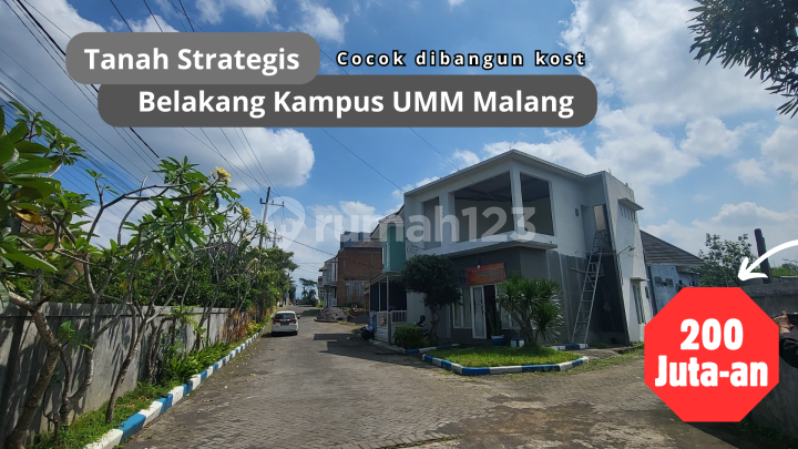 Tanah Strategis 2 Menit Kampus UMM Kawasan Kos-Kosan Tanah Strategis 2 Menit Kampus UMM Kawasan Kos-Kosan