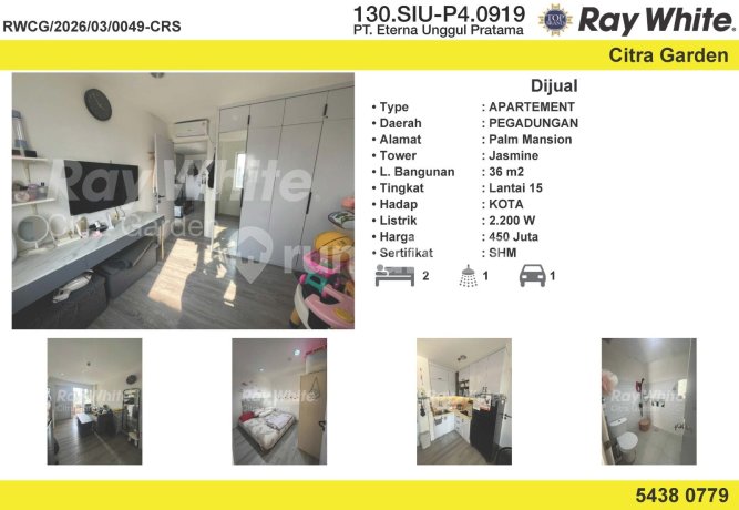 Apartemen Palm Mansion Taman Surya Kalideres