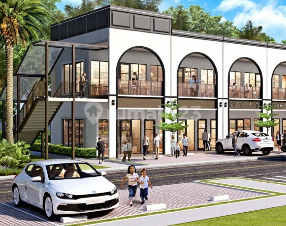 Terbagus Ruko SOHO 2 Facade Konsep Alfresco Balconi di JBD Jakarta Garden City