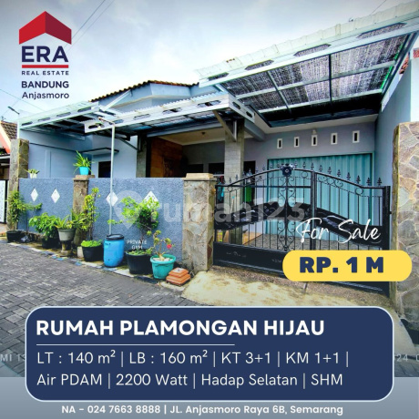 Dijual Rumah di Jl. Plamongan Hijau, Pedurungan