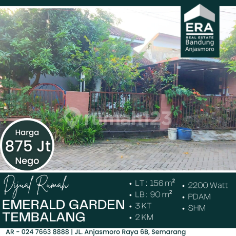 DIJUAL RUMAH EMERALD GARDEN TEMBALANG SEMARANG