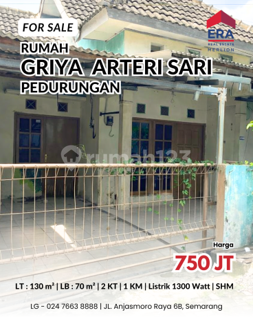 Dijual Rumah Griya Arteri Sari Pedurungan