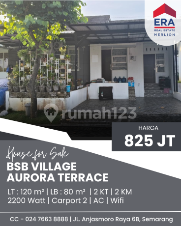 RUMAH BAGUS FREE AC CLUSTER BSB VILLAGE MIJEN