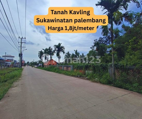 Dijual Tanah Kavling Sukawinatan - Palembang