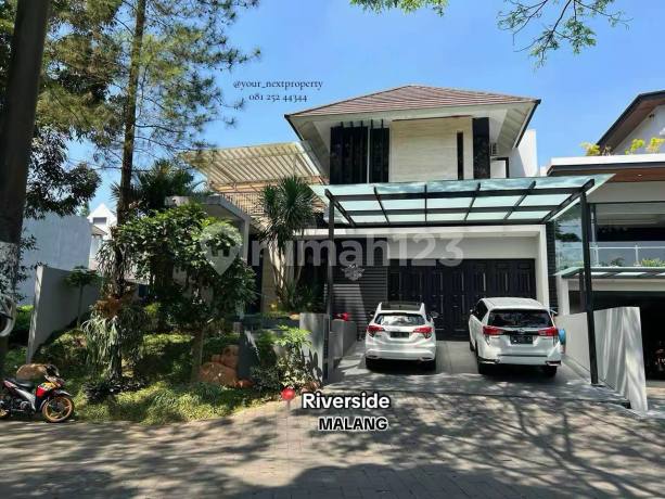 Rumah Mewah Private Pool Full Furnished di Riverside Blimbing Malang Rumah Mewah Private Pool Full Furnished di Riverside Blimbing Malang