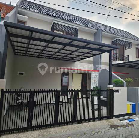 Rumah Baru Minimalis Semi Furnished Di Perumahan Wisma Bungurasih (Belakang SMAN 15 Surabaya)