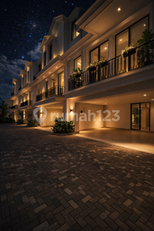 Dijual Rumah Baru Classic Dalam Townhouse Ada Swimming Pool