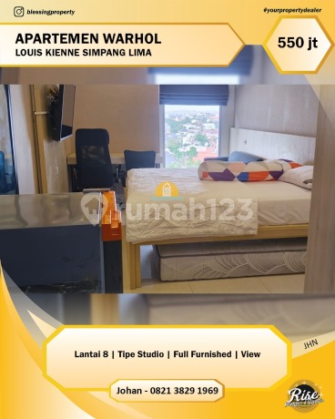 Dijual Apartemen Warhol Residence Louis Kienne Simpang Lima