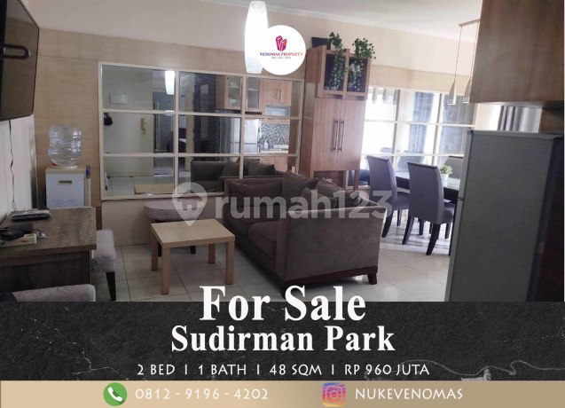 Selling Sudirman Park Apartment 2 Bedrooms Middle Floor