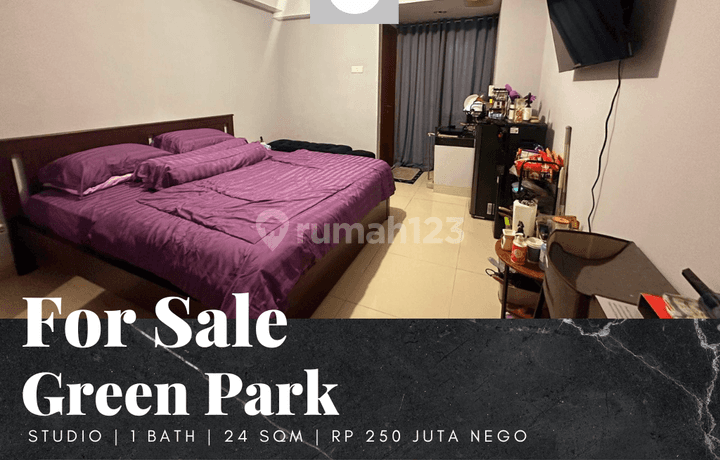 Dijual Apartment Green Park View 1 BR Furnished