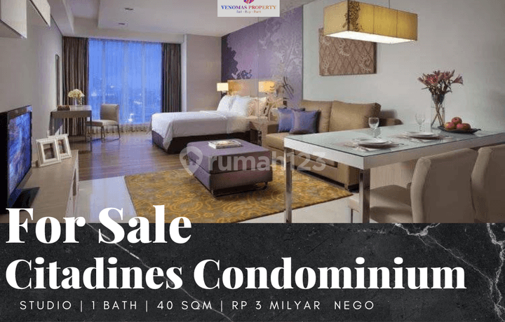Dijual Apartemen The H Tower Citadines Condominium Tipe Studio