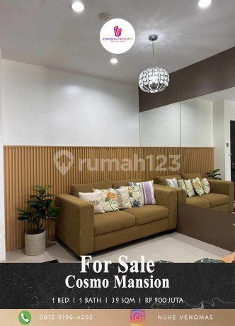 Jual Apartemen Cosmo Mansion Thamrin City 1 Bedroom Furnished Jual Apartemen Cosmo Mansion Thamrin City 1 Bedroom Furnished