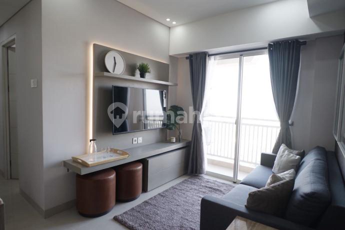For Rent Trivium North Apartment 2br 58sqm Low Price Lippo Cikarang