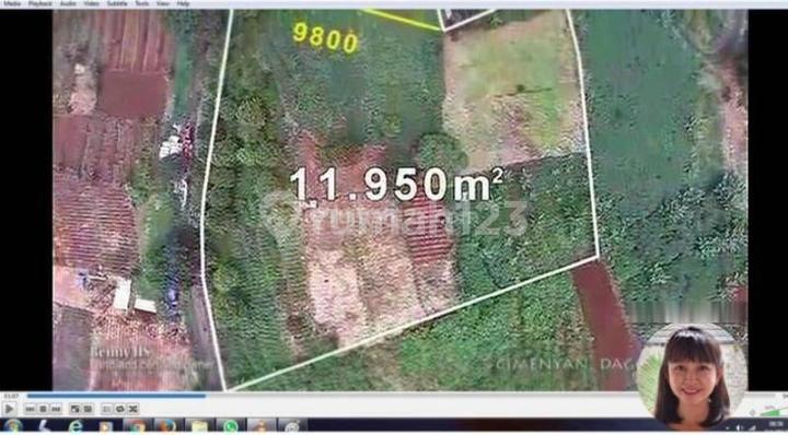 Tanah di Cimenyan, Dago Pakar cocok untuk daerah wisata, perkebunan, pertanian dll