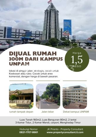 Strategis 300m dari kampus, cocok untuk koskosan, di pamulang Strategis 300m dari kampus, cocok untuk koskosan, di pamulang