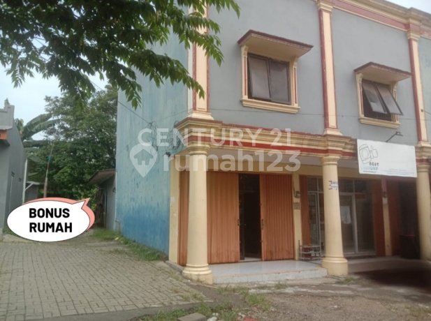 Beli Ruko 2 Lantai Bonus Rumah di Depan Perumahan Bogor Asri