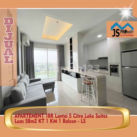 Dijual Apartement Mewah 1 BR Citra Lake Suite Jakarta Barat