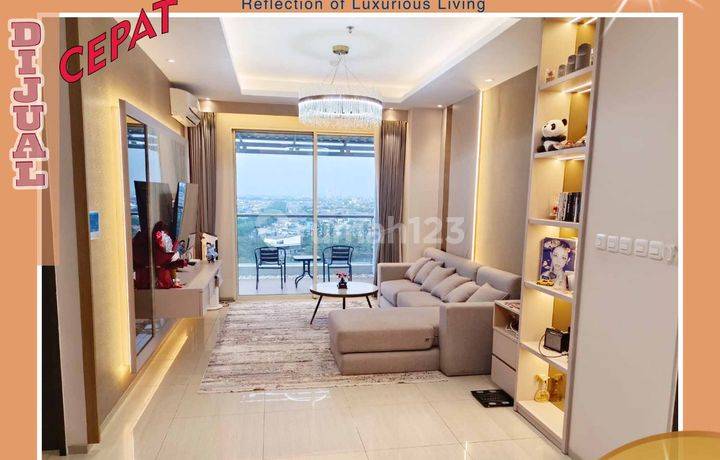 Dijual Apartement Mewah 2br Penthouse Citra Lake Suite Citra Garden 6 Jakarta Barat