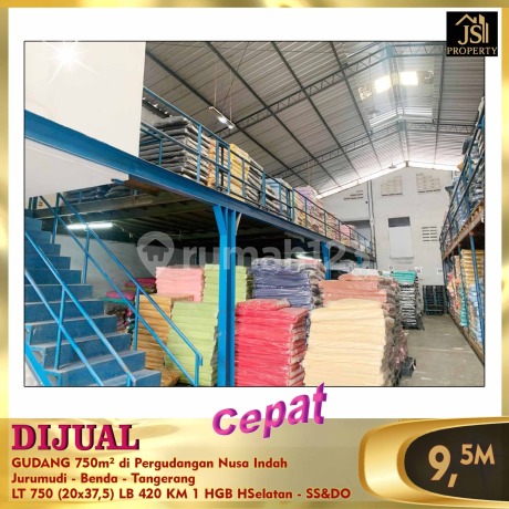 Dijual Cepat Murah Gudang 750 Meter Gudang Nusa Indah Jurumudi Tangerang Dijual Cepat Murah Gudang 750 Meter Gudang Nusa Indah Jurumudi Tangerang