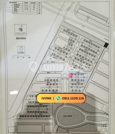 For Sale Land Plot Cluster Bahana Suvarna Sutera 236 M2 Price 6 Million / M