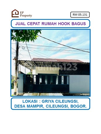 Harga Spesial Rumah Hook Shm Di Griya Cileungsi, Jonggol, Bogor.