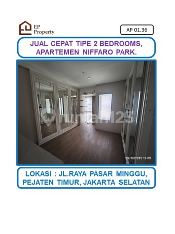 Harga Spesial Apartemen Nifarro Park 2 Bedrooms.