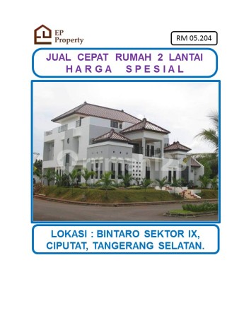 Harga Spesial. Rumah Hook 3 Lantai Semi Furnished di Graha Taman Bintaro Jaya Sektor 9, Pondok Aren, Tangerang Selatan. Harga Spesial. Rumah Hook 3 Lantai Semi Furnished di Graha Taman Bintaro Jaya Sektor 9, Pondok Aren, Tangerang Selatan.