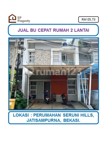 Rumah Bagus 2 Lantai SHM di Perumahan Seruni Hills Jl. Raya Hankam, Jatisampurna, Bekasi Rumah Bagus 2 Lantai SHM di Perumahan Seruni Hills Jl. Raya Hankam, Jatisampurna, Bekasi