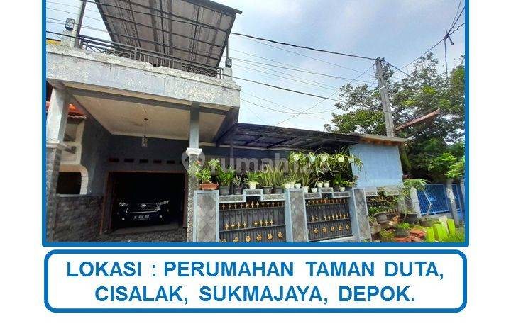 Jual Cepat Rumah 2 Lantai SHM di Perumahan Taman Duta, Cisalak, Sukmajaya, Depok.