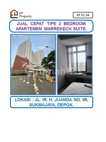 Harga Spesial Apartemen Marrakech Suite 2 BR di Sukmajaya, Depok Harga Spesial Apartemen Marrakech Suite 2 BR di Sukmajaya, Depok