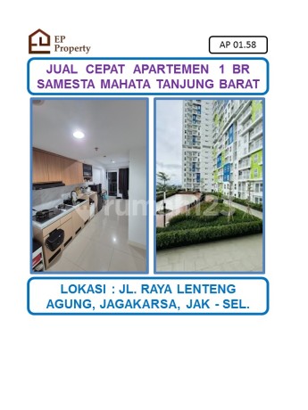 Harga Spesial Apartemen Samesta Mahata Tj Barat 1 BR Semi Furnished di Lenteng Agung, Jaksel. Harga Spesial Apartemen Samesta Mahata Tj Barat 1 BR Semi Furnished di Lenteng Agung, Jaksel.