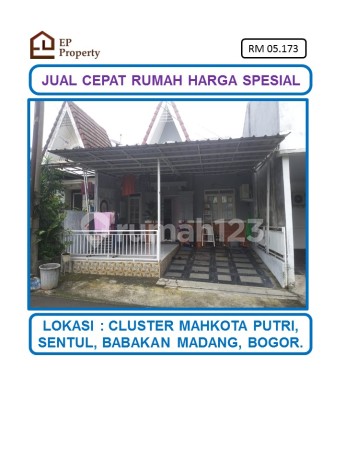 Rumah Harga Spesial di Cluster Victoria, Mahkota Putri, Sentul City, Babakan Madang, Kabupaten Bogor.