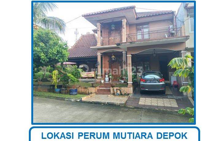 Rumah 2 Lantai Hook SHM di Cluster Mutiara Depok Estate, Kota Depok.