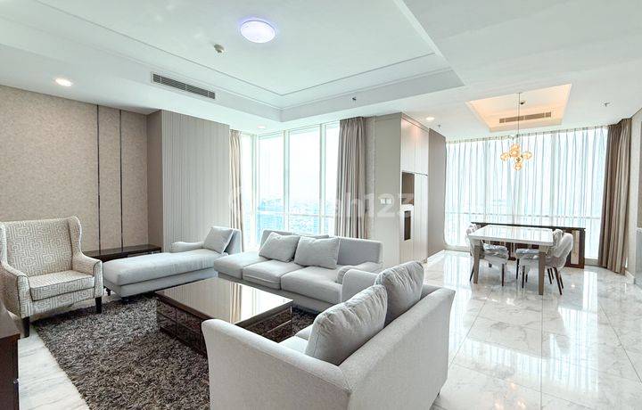 Renovated The Peak Sudirman 3 Bedroom 232m2 Furnished Setiabudi
