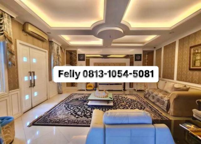 Dijual Murah Rumah Mewah Komplek DPR RI Kemanggisan 2 Lantai - 5BR+2 (T/B 360 m² / 500 m²) SHM, 9.5 M, Palmerah, Jakarta Barat