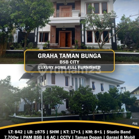 Luxury Home Premium Siap Huni di Graha Taman Bunga Bsb City