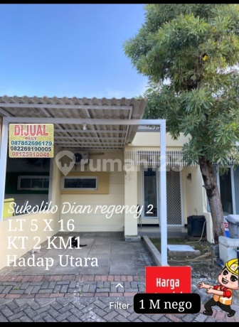Dijual Rumah 1 Lantai Sukolilo Dian Regency 2 Dijual Rumah 1 Lantai Sukolilo Dian Regency 2