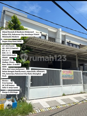 Murah, Dijualrumah Second2 Lantai Mulyosaribhaskara Surabaya Murah, Dijualrumah Second2 Lantai Mulyosaribhaskara Surabaya