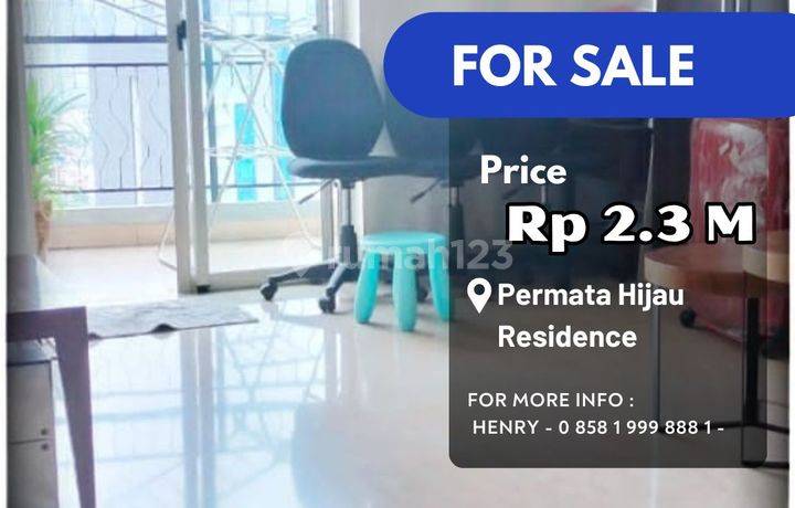 Permata Hijau Residence Unit 3+1 BR City View Dkt Senayan Plaza