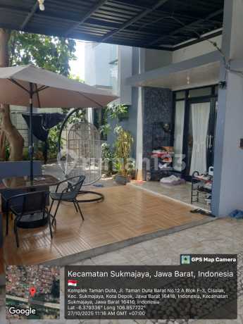 For Quick Sale: Well-Maintained House with SHM in Taman Duta Sukmajaya Housing Complex, Depok City.