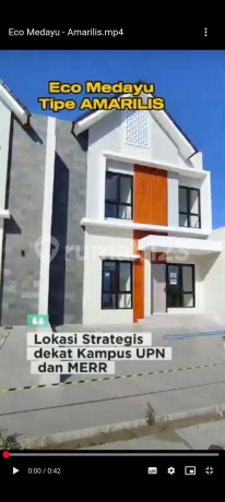 Rumah 2 Lantai Surabaya Timur " Eco Medayu" Ciamik Pool Rumah 2 Lantai Surabaya Timur " Eco Medayu" Ciamik Pool